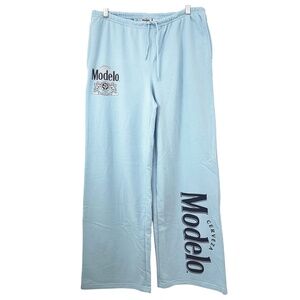 NWOT Cerveza Modelo Women’s Sweatpants Blue Large